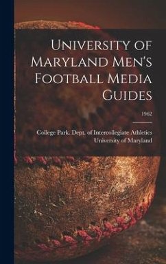 University of Maryland Men's Football Media Guides; 1962