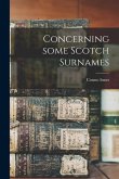 Concerning Some Scotch Surnames