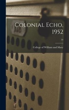 Colonial Echo, 1952; 54