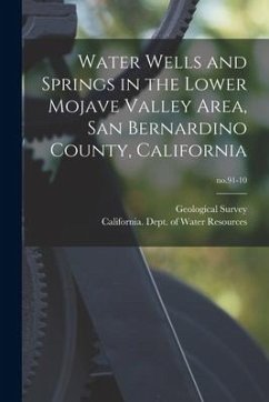 Water Wells and Springs in the Lower Mojave Valley Area, San Bernardino County, California; no.91-10