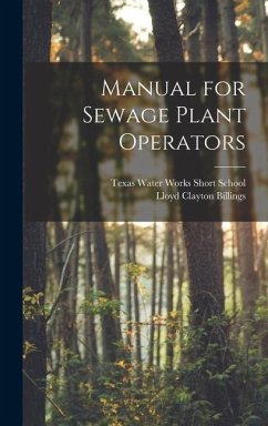 Manual for Sewage Plant Operators