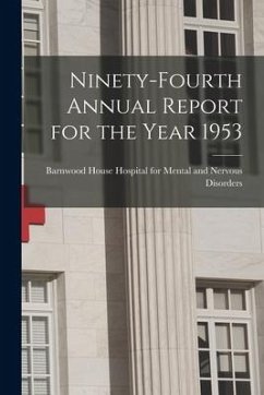 Ninety-fourth Annual Report for the Year 1953