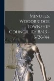 Minutes. Woodbridge Township Council 10/18/43 - 6/26/44