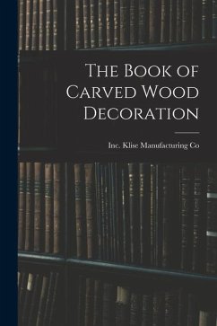 The Book of Carved Wood Decoration