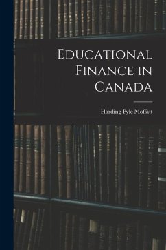 Educational Finance in Canada - Moffatt, Harding Pyle