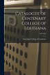 Catalogue of Centenary College of... - Bild 1