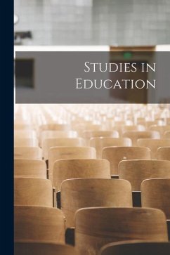 Studies in Education - Anonymous