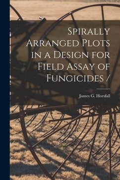 Spirally Arranged Plots in a Design for Field Assay of Fungicides