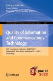Quality of Information and Communications Technology (eBook, PDF)