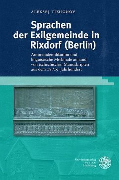 Sprachen der Exilgemeinde in Rixdorf (Berlin) (eBook, PDF) - Tikhonov, Aleksej