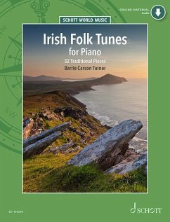 Irish Folk Tunes for Piano- 32 Traditional Pieces Book/Audio Online - Turner, Barrie Carson