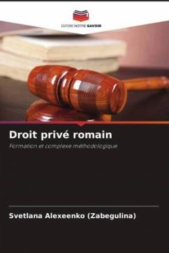 Droit privé romain - Alexeenko (Zabegulina), Svetlana