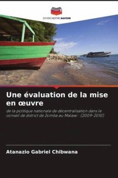 Une évaluation de la mise en ¿uvre - Chibwana, Atanazio Gabriel