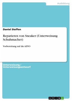 Reparieren von Sneaker (Unterweisung Schuhmacher) (eBook, PDF) - Steffen, Daniel