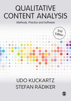 Qualitative Content Analysis (eBook, ePUB) - Kuckartz, Udo; Radiker, Stefan