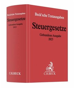Cover Steuergesetze Gebundene Ausgabe 2023