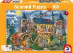 Schmidt 56451 - Geisterschloss, Kinderpuzzle, 100 Teile