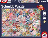 Schmidt 57384 - Amerikanischer Patchwork-Quilt, Puzzle, 1000 Teile