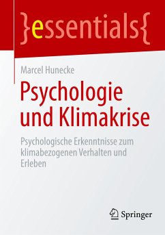 Psychologie und Klimakrise - Hunecke, Marcel