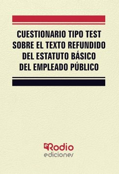Cover Cuestionario tipo Test. Texto Refundido del Estatuto Básico del Empleado Público.