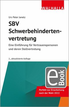 SBV – Schwerbehindertenvertretung (eBook, PDF) - Janetz, Urs Peter