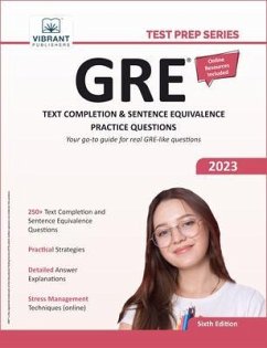 GRE Text Completion and Sentence Equivalence Practice Questions (eBook, ePUB) - Publishers, Vibrant
