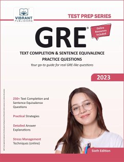 Cover GRE Text Completion and Sentence Equivalence Practice Questions (Test Prep Series) (eBook, ePUB)