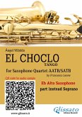 Eb Alto Saxophone (Instead Soprano) part "El Choclo" tango for Sax Quartet (fixed-layout eBook, ePUB)