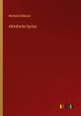 Altindische Syntax