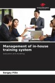 Management of in-house training system