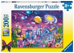 Ravensburger 13291 - Kosmische Stadt, Kinderpuzzle, 200 XXL-Teile