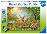 Ravensburger 13352 - Anmutige Hirschfamilie, Tiere-Kinderpuzzle, 200 XXL-Teile