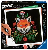 Ravensburger 23511 - CreArt, Malen nach Zahlen, Pixie Cold: Fox, 20x20cm, Malset