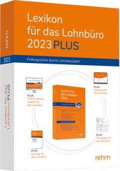 Cover Lexikon für das Lohnbüro 2023 PLUS, m. 1 Buch, m. 1 Online-Zugang