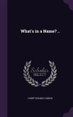 What's in a Name? ..