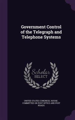 Cover Government Control of the Telegraph and Telephone Systems