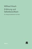 Erfahrung und Selbstbewußtsein (eBook, PDF)