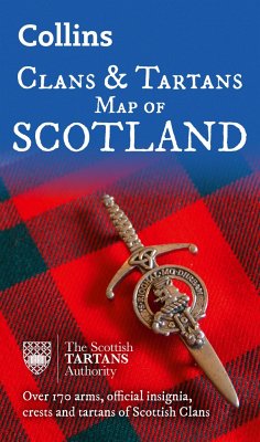 Collins Clans and Tartans Map of Scotland - Collins