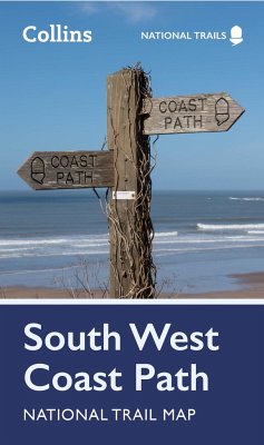 South West Coast Path National Trail Map - Collins Maps