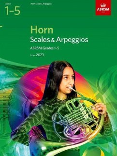 Cover Scales and Arpeggios for Horn, ABRSM Grades 1-5, from 2023