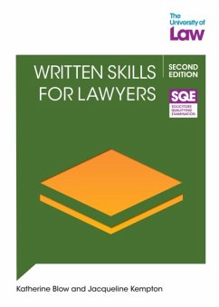SQE2 Written Skills for Lawyers 2e - Blow, Katherine