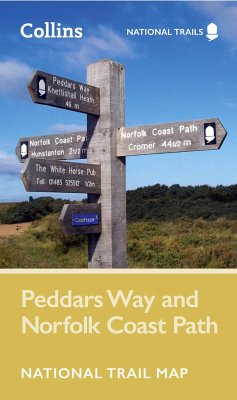 Peddars Way and Norfolk Coast Path National Trail Map - Collins Maps