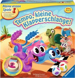 Image of Ravensburger 20950 - Tempo, kleine Klapperschlange - Wettlauf- und Merkspiel Kinder ab 4 Jahren - Gesellschaftspiel geeignet 2-4 Spieler Kinder