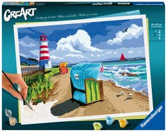 Ravensburger 23547 - CreArt, Malen nach Zahlen, Holiday on the Baltic, 40x30cm, Malset