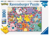 Ravensburger 13338 - Pokemon, Bereit zu kämpfen, Kinderpuzzle, 100 XXL-Teile