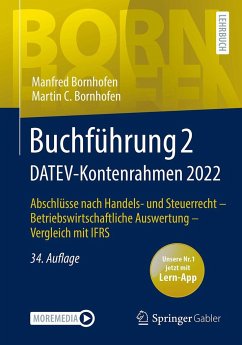 Buchführung 2 DATEV-Kontenrahmen 2022 - Bornhofen, Manfred;Bornhofen, Martin C.