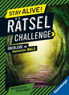 Ravensburger Stay alive! Rätsel-Challenge - Überlebe im magischen Wald - Rätselbuch für Gaming-Fans ab 8 Jahren - Gregor, Rina