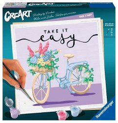 Image of Ravensburger 20099 - CreArt Malen nach Zahlen, Take it easy, Malset