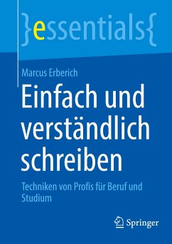 Einfach und verständlich schreiben - Erberich, Marcus