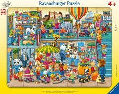 Image of Ravensburger 05664 - Tierischer Spielzeugladen, Rahmenpuzzle, 35 Teile